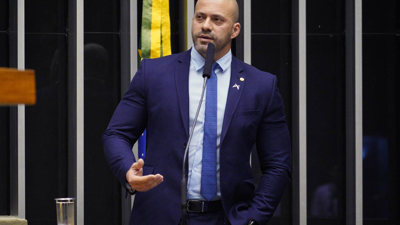 O deputado federal Daniel Silveira //