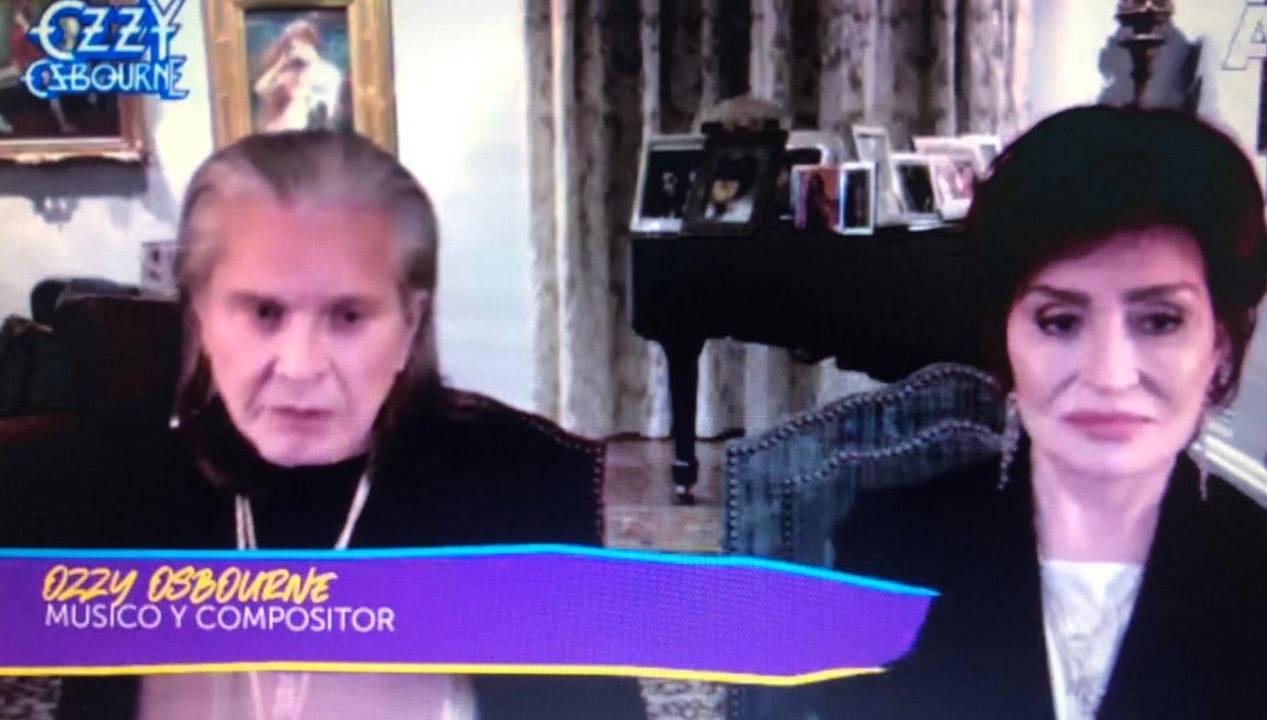 Ozzy Osbourne e Sharon conversam com a imprensa sobre documentário //