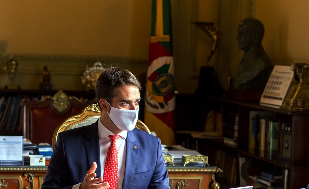 O governador do RS, Eduardo Leite (PSDB)