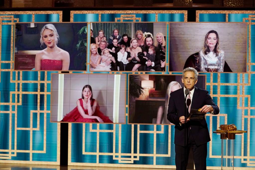 NBC’s “78th Annual Golden Globe Awards” – Show Ben Stiller apresenta categoria de melhor atriz em comédia ou musical no Globo de Ouro 2021
