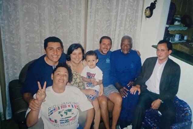 No Rio de Janeiro, em Madureira, em visita ao primo do esposo de Tereza Borba - No Rio de Janeiro, em Madureira, em visita ao primo do esposo de Tereza Borba -