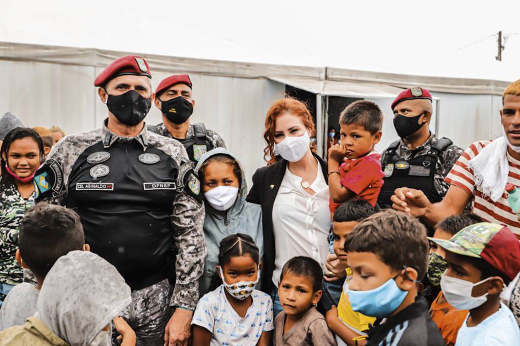 CARLA-ZAMBELLI-REFUGIADOS-OPERACAO-ACOLHIDA-2021-02.jpg VIAGEM - Carla Zambelli: ela quer apurar crime ambiental na Venezuela -