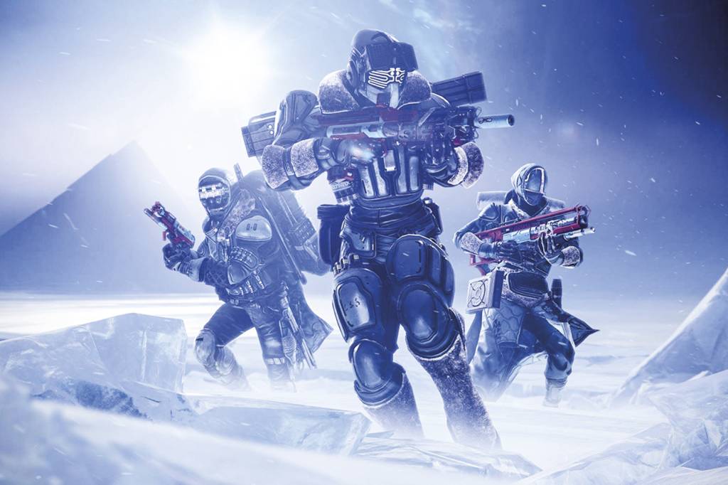 DESTINY-2-2021-02.jpg DESTINY 2 - TIROS E ALIENS - As vendas do clássico jogo, no qual guardiões protegem a última cidade livre de alienígenas, ficaram atrás do rival -