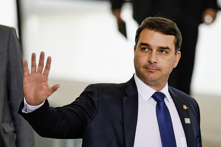 FLAVIO-BOLSONARO-2019-8188.jpg ALVO - Flávio: relatórios deram pontapé inicial à investigação de rachadinha -