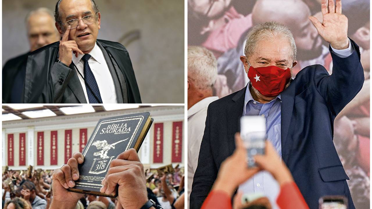 DESAFIOS - Mendes e as igrejas: relação com o STF está em boa fase, mas o público religioso nunca esteve tão distante do partido do ex-presidente (à dir.) -