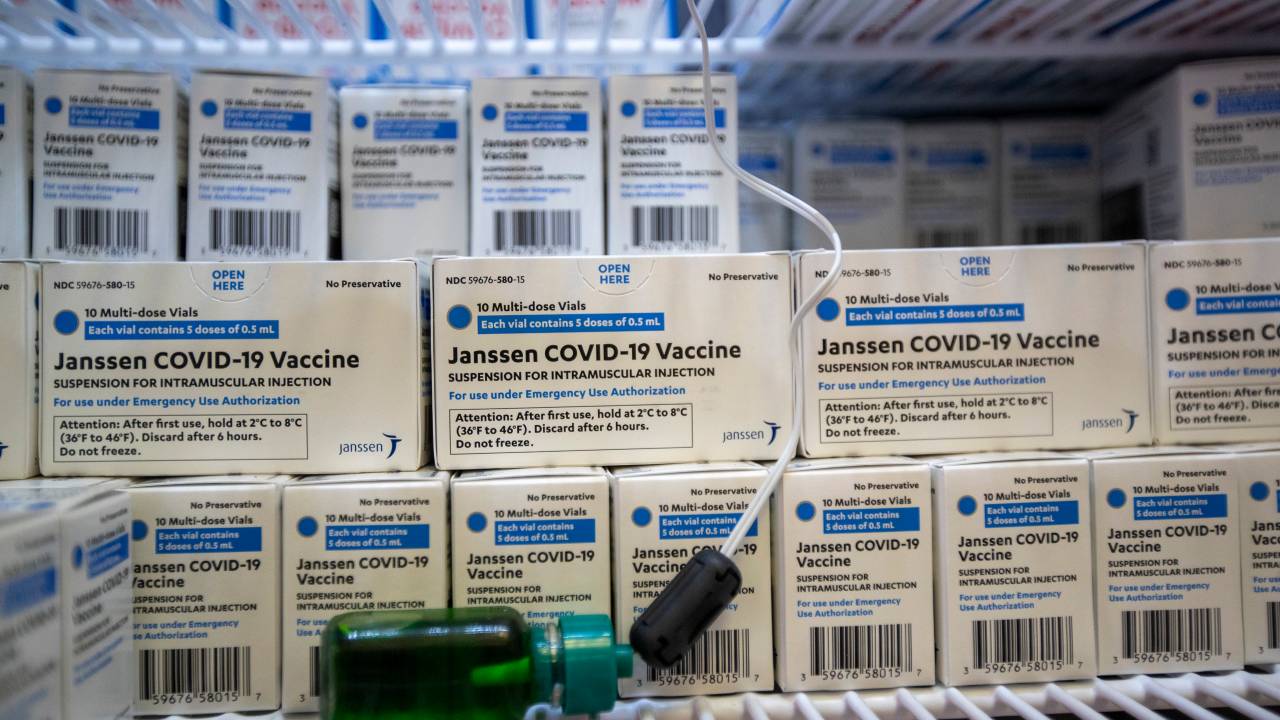 Vacina da Janssen, braço farmacêutico da Johnson & Johnson.
