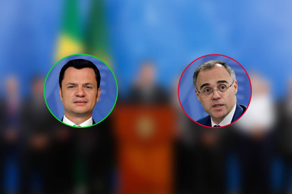 24/04/2020 Pronunciamento do Presidente da República, Jair Bols Anderson Torres e André Mendonça -