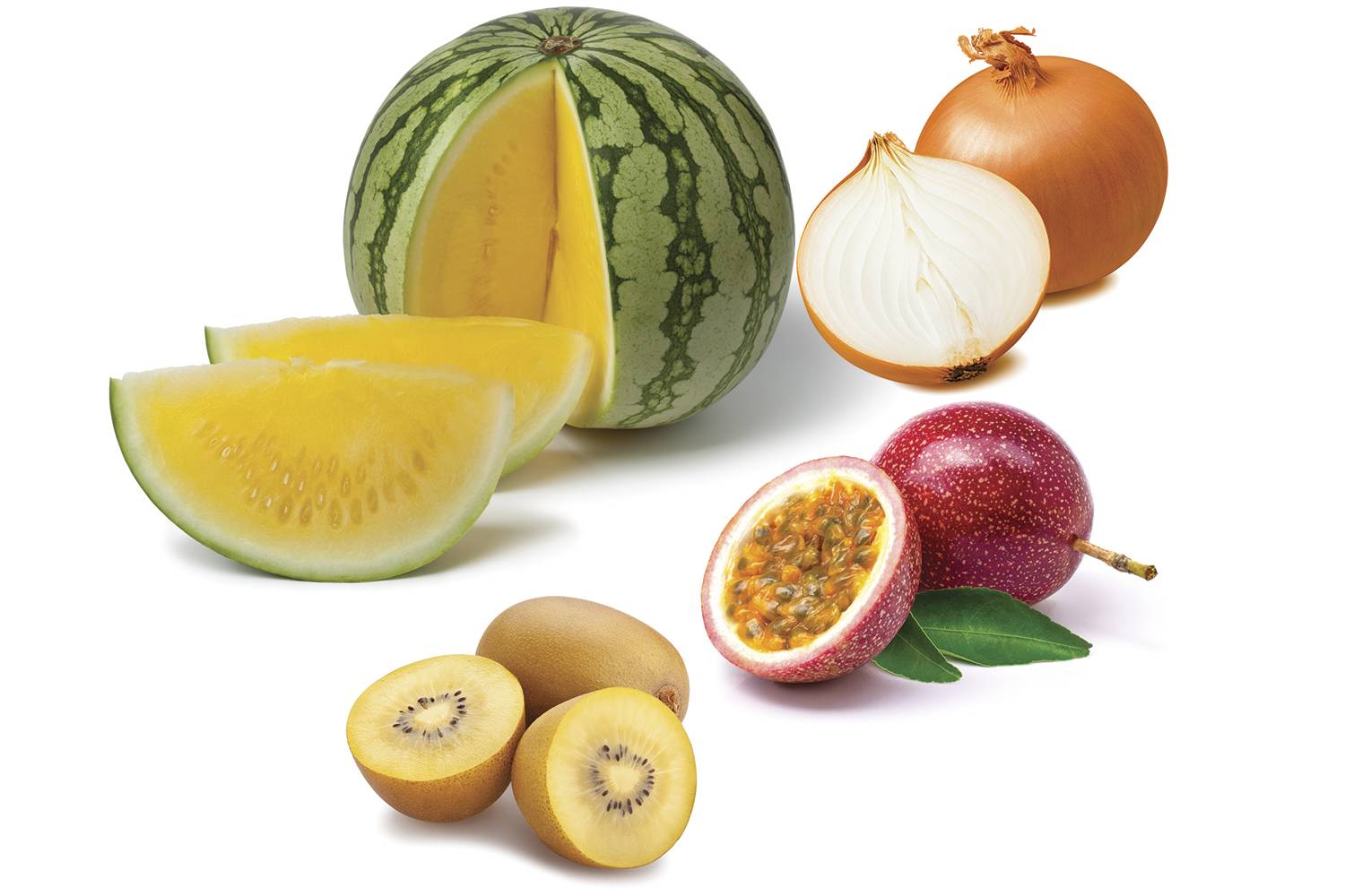 montagem frutas