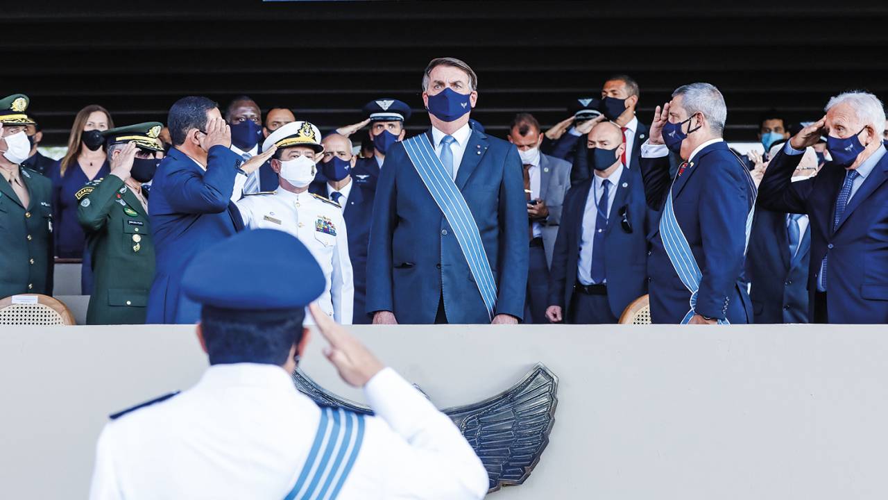 NO PLANALTO - Bolsonaro: o presidente tem a convicção de que o STF tenta inviabilizar o governo -