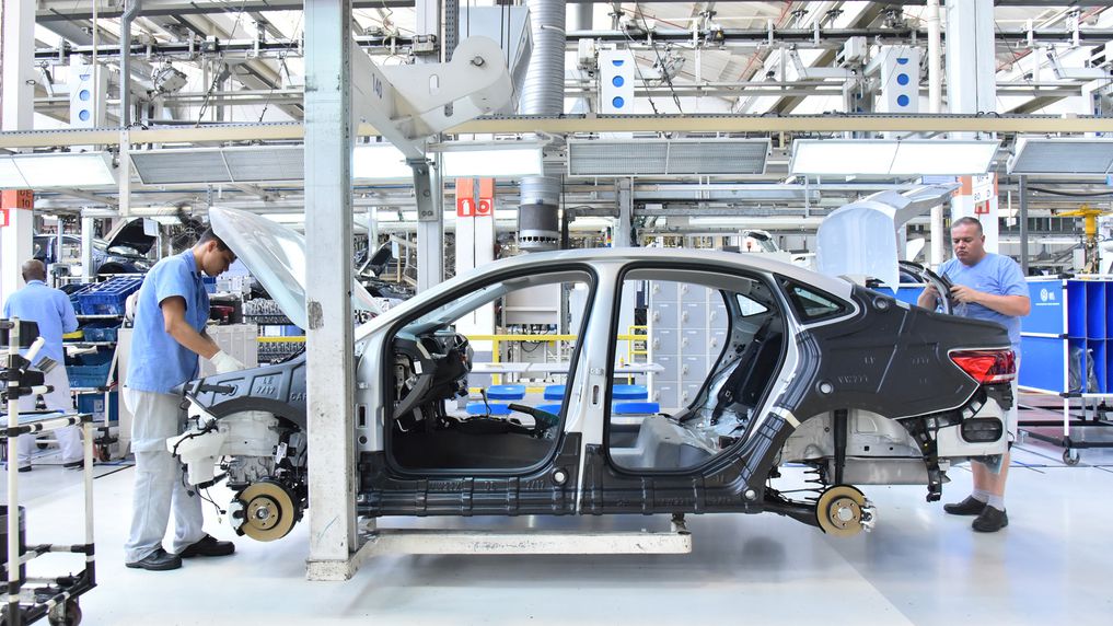 Fábrica da Volkswagen em São Bernardo do Campo.
