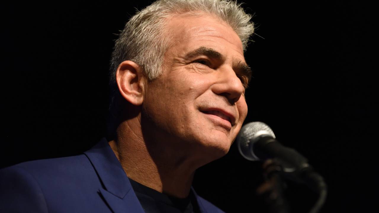 Yair Lapid, líder do partido Yesh Atid, em evento em Israel em janeiro de 2019