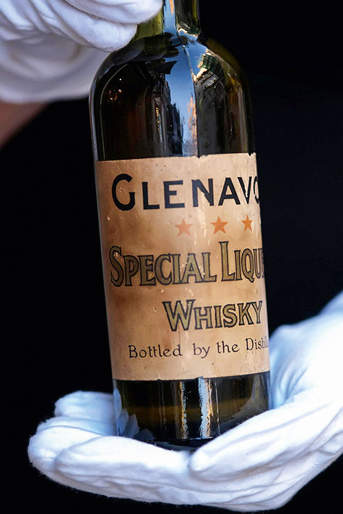 150-year-old whisky bottle to be auctioned Glenavon Special -