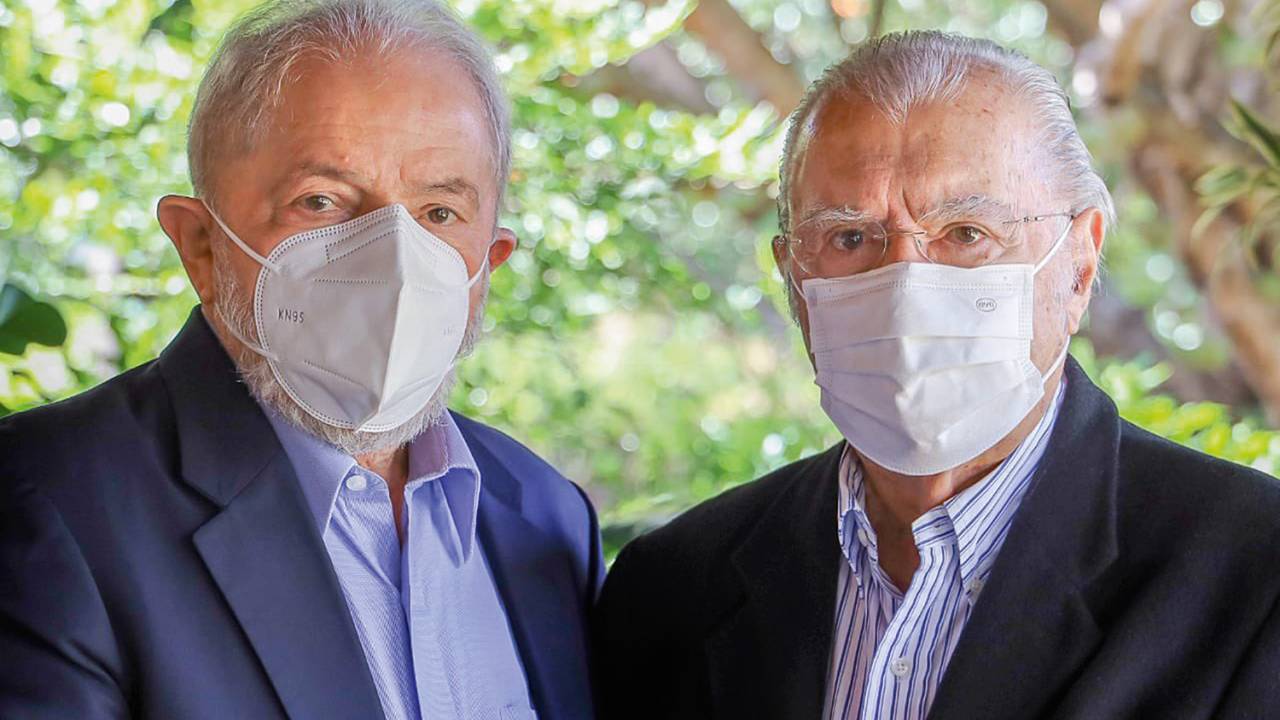 REENCONTRO - Lula e José Sarney: os ex-presidentes foram aliados nos governos petistas -