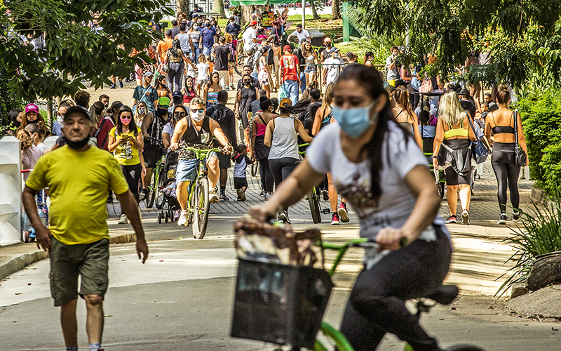 Movimentação no Ibirapuera, SP ***ATENÇÃO - USO RESTRITO - PAGAMENTO POR REUTILIZAÇÃO***