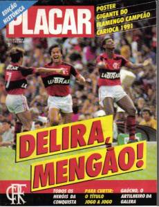 Edição comemorativa de PLACAR sobre o título carioca de 1991 Edição comemorativa de PLACAR sobre o título carioca de 1991