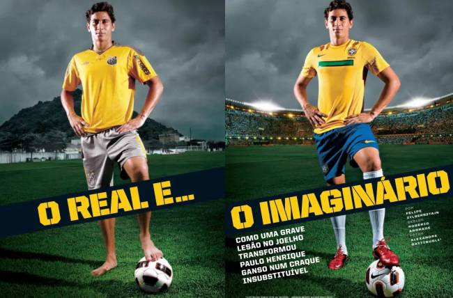 Capa da reportagem sobre Ganso (PLACAR de março 2011) Capa da reportagem sobre Ganso (PLACAR de março 2011)