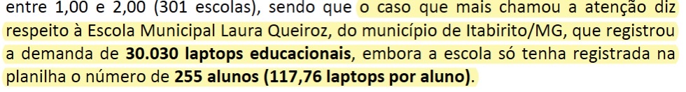 9AA6C28B-423A-4026-9514-4F818E2B6BE7_4_5005_c Relatório CGU, 2019, sobre irregularidades em compras do FNDE