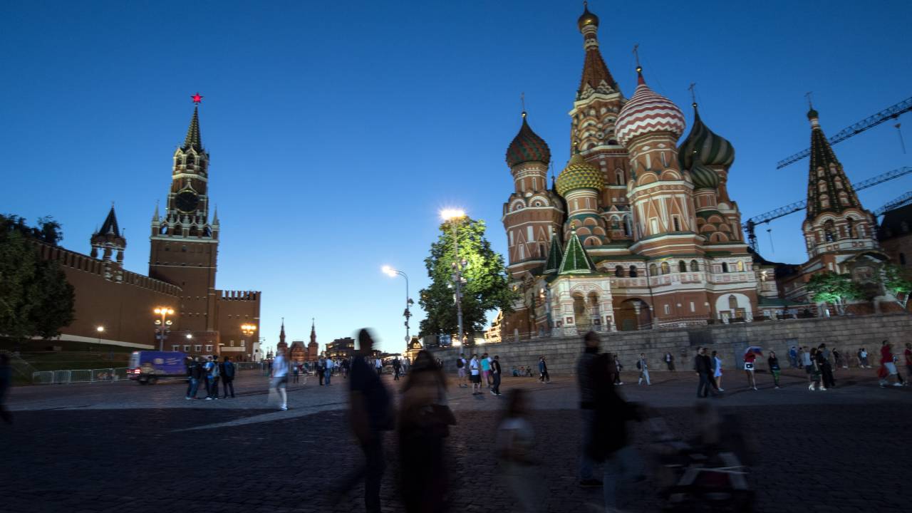 Praça Vermelha, em Moscou: país registra novo recorde de casos de coronavírus