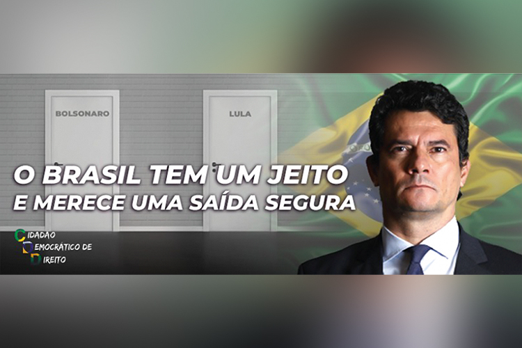 TERCEIRA VIA -&ensp;Pe&ccedil;a sobre Moro: ele autorizou a cria&ccedil;&atilde;o do modelo de outdoor -