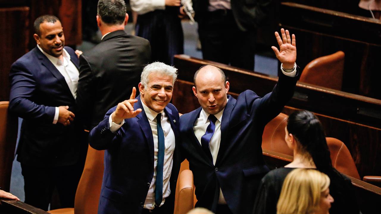 Yair Lapid e Naftali Bennett -