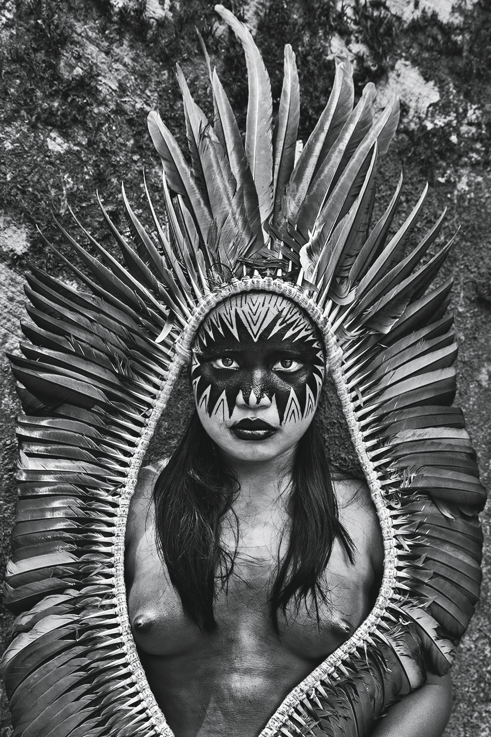 xl_salgado_amazonia_p239.jpg BELEZA PURA - Índia iauanauá: pintura facial feita especialmente para a foto, no vilarejo de Mutum, no Acre -