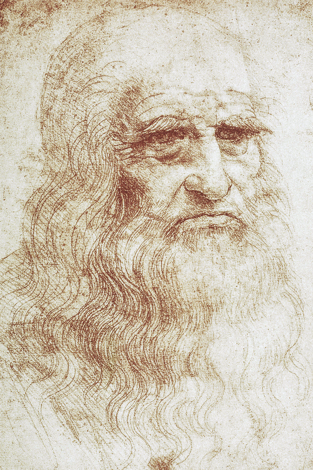 TRA&Ccedil;O -&ensp;Retrato de Turim: o anci&atilde;o pode n&atilde;o ser ele, mas a t&eacute;cnica &eacute; puro Da Vinci -