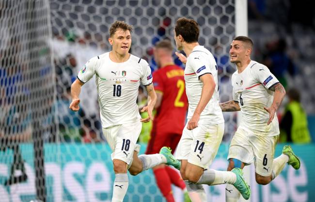 Nicolo Barella marcou o gol que colocou os italianos na semifinal da Euro -