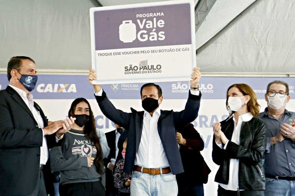 JOAO DORIA-VALE GAS-2021-02.jpg SOCIAL - O governador anuncia Vale Gás e Bolsa do Povo: aposta nos “auxílios emergenciais” de São Paulo -