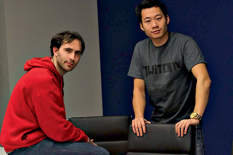 JUSTIN KAN-EMMETT SHEAR-TWITCH-2011-2.jpg FUNDADORES - Emmett Shear e Justin Kan: eles viram o potencial das lives -