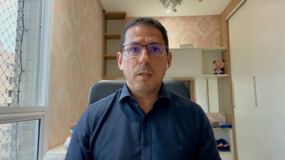 O deputado federal Marcelo Ramos, vice-presidente da Câmara dos Deputados, em vídeo divulgado nesta segunda-feira (26/07/2021)