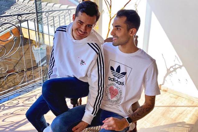 Douglas e seu companheiro, Gabriel - Douglas e seu companheiro, Gabriel -