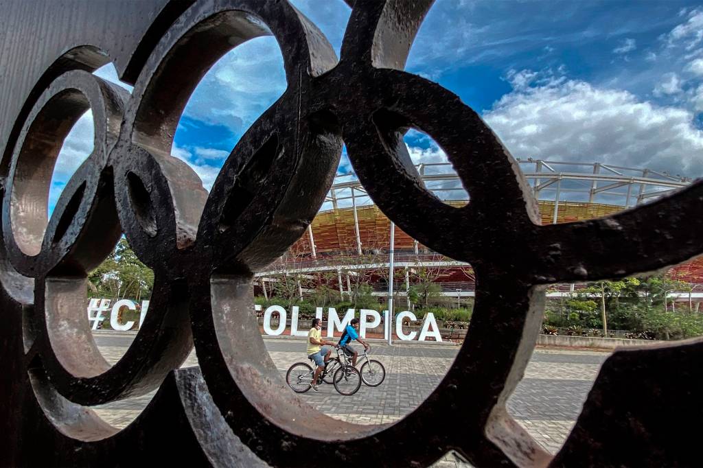 Detalhe do Parque Ol&iacute;mpico, atualmente, no Rio de Janeiro -&nbsp;