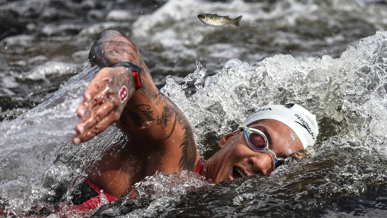 Ana Marcela Cunha vencedora da prova de maratonas