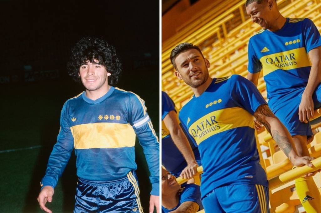 Boca lança nova camisa inspirada em conquista de Maradona