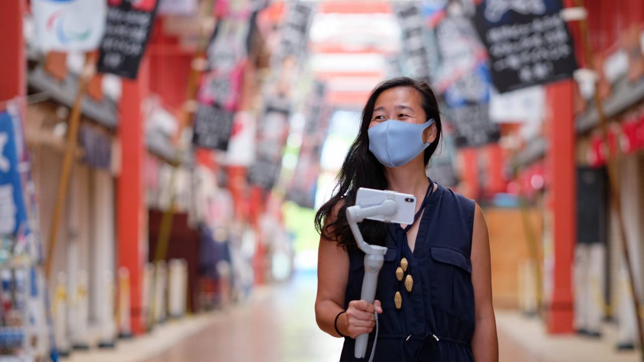 Meg Yamagute, do Mais Japan Tours, é guia de turismo em Tóquio há 8 anos (Carlos Kato)