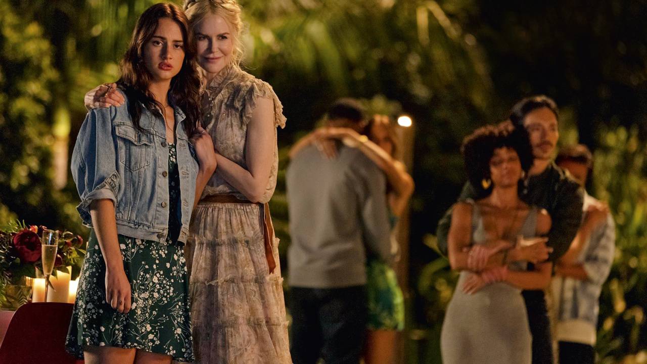 FALTA DE FOCO - Nicole, como Masha, com seus hóspedes/cobaias: ela propõe cura, mas pode ser só loucura -