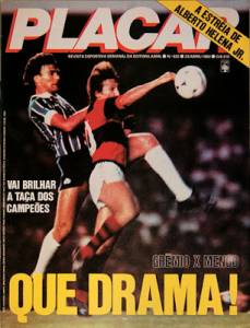 Capa da PLACAR sobre a final de 1982 Capa da PLACAR sobre a final de 1982