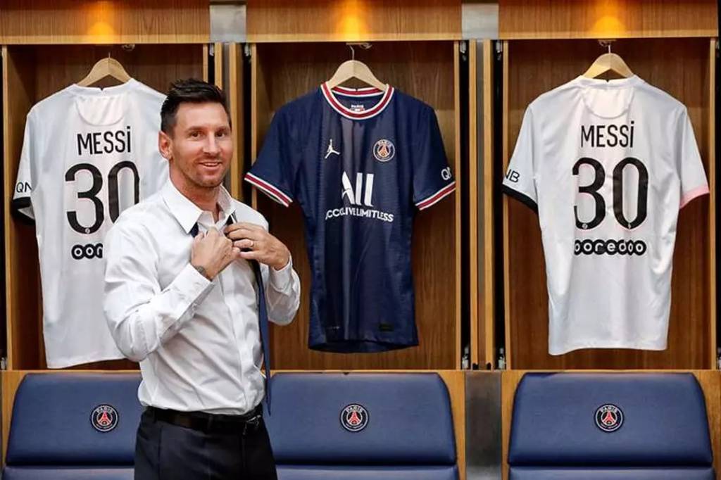 Messi vestirá a camisa 30 no PSG - Messi vestirá a camisa 30 no PSG -