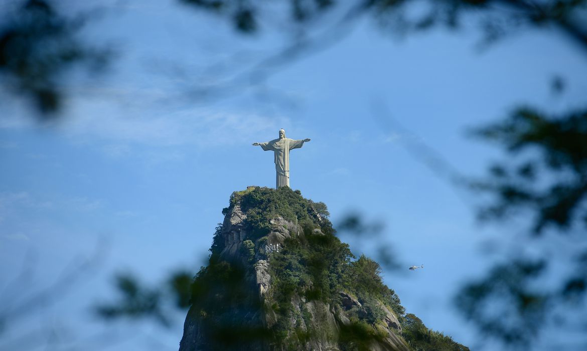 Vista do Cristo Redentor no Rio de Janeiro