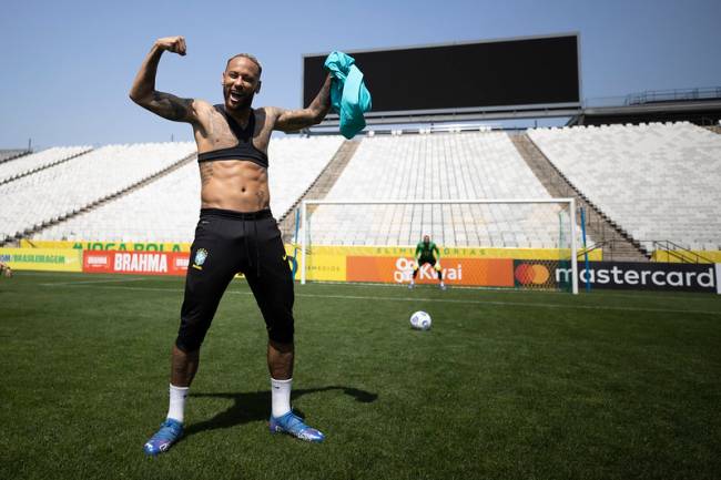 Neymar na Arena Corinthians Neymar na Arena Corinthians