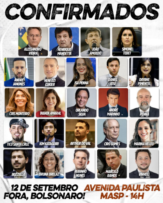 Cartaz manifestação .