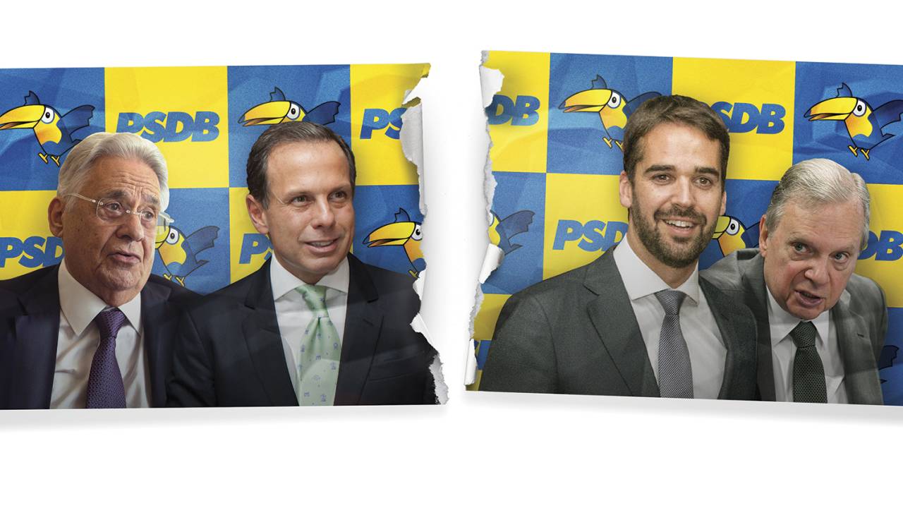 OPOSTOS - FHC e Doria de um lado, Tasso e Leite do outro: a busca de apoios em prévias separa os dois representantes da velha guarda tucana e movimenta os bastidores -