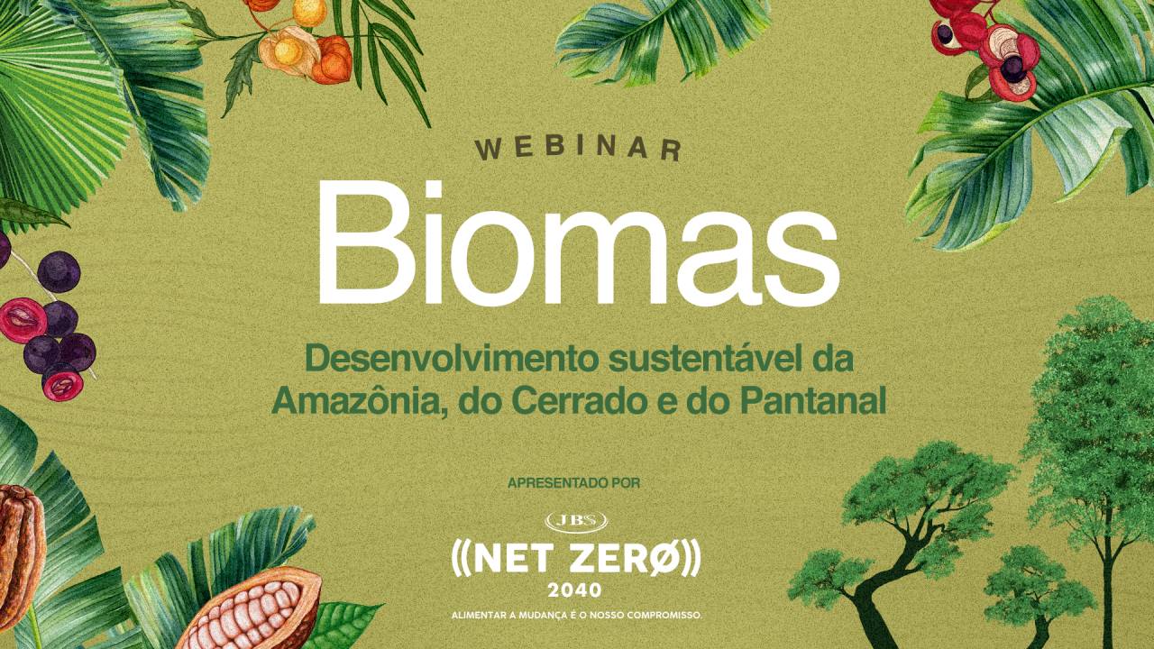Fundo verde com diversas plantas e árvores que representam a Amazônia, Pantanal e Cerrado