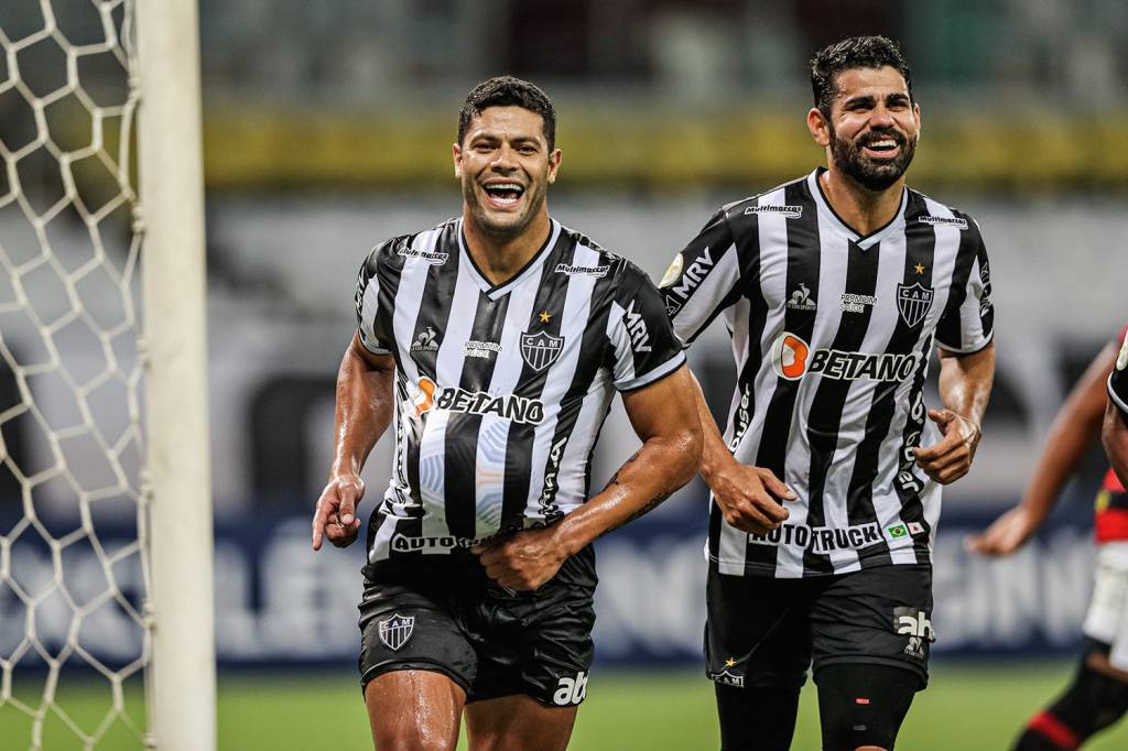 Foto: Pedro Souza / Atlético DIVULGAÇÃO - Site na camisa do Atlético: presença em quase todos os times -