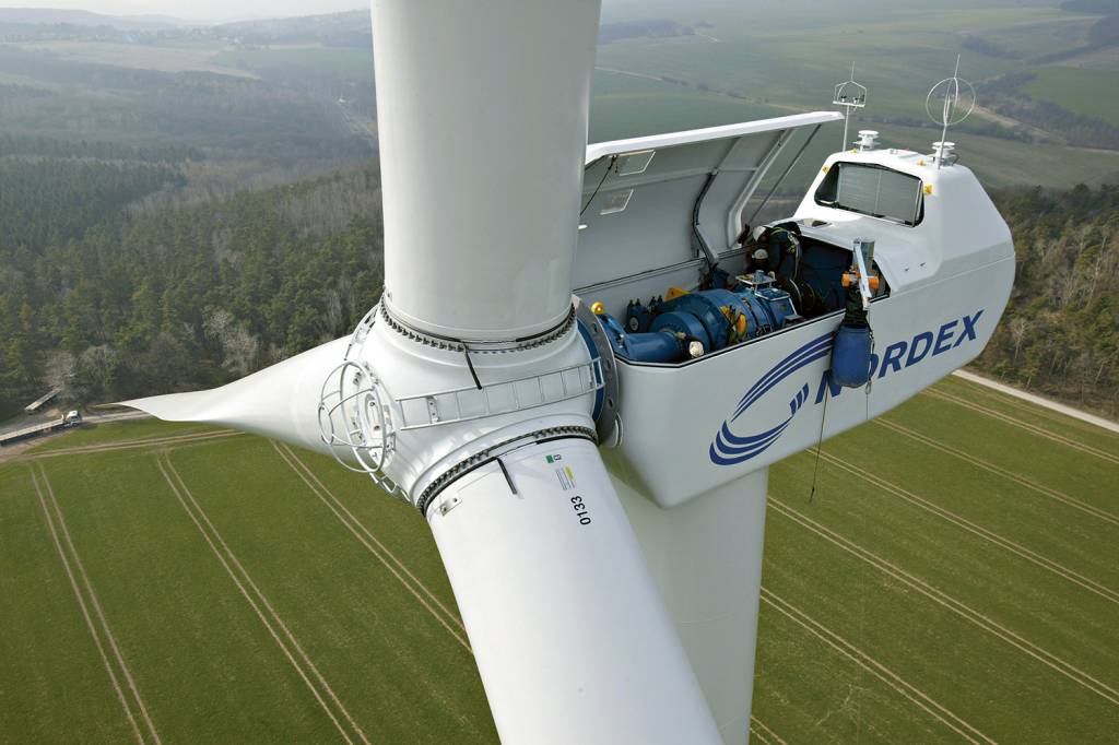 GettyImages-73605345.jpg NAS ALTURAS - Turbina eólica: hidrogênio verde é produzido a partir do uso de energia limpa -