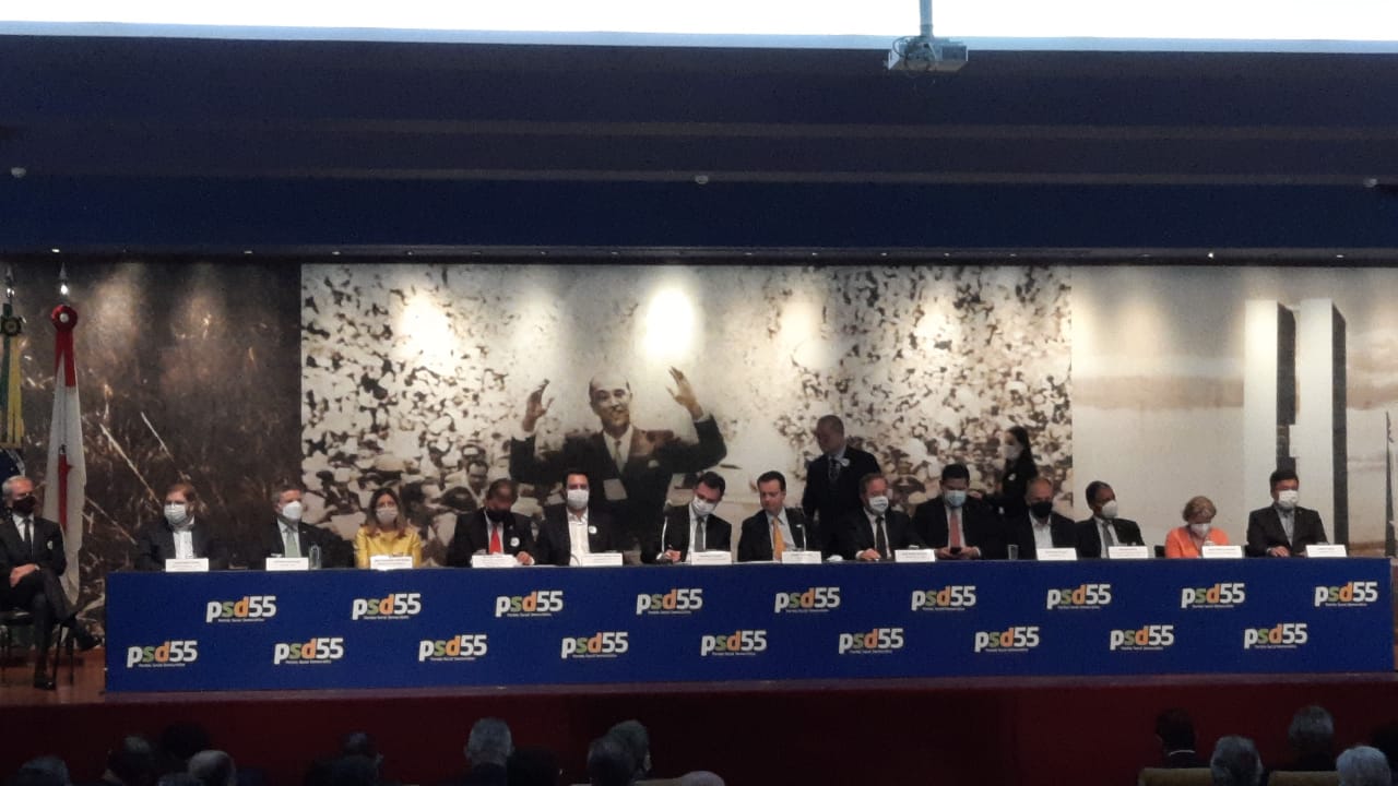 Filiação do senador Rodrigo Pacheco no PSD, em Brasília - 27.10.2021