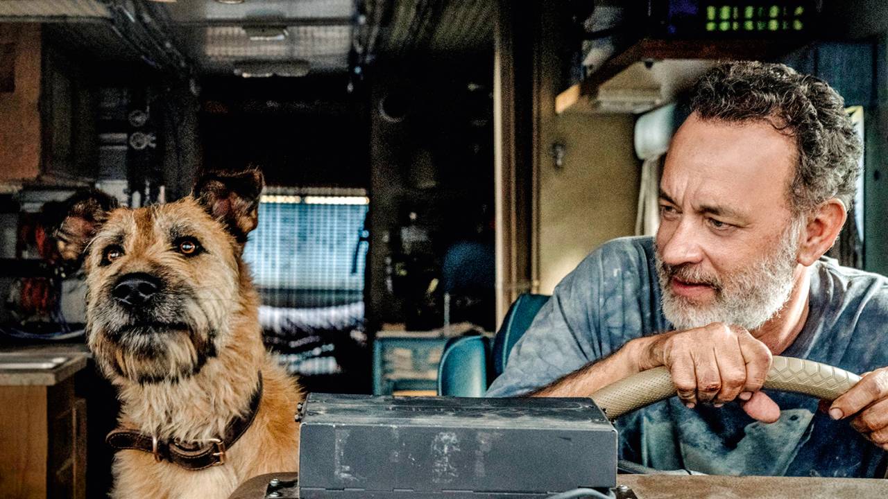 FIM DO MUNDO - Hanks e o cão, seu último amigo: sobreviventes de cataclismo -