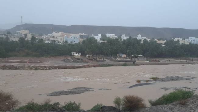 Cyclone Shaheen hits Oman Alagamento causado pelo ciclone Shaheen em Muscat, no Omã - 03/10/2021