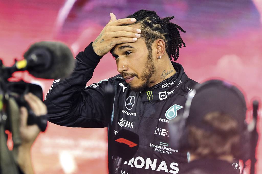 AP21346557976890.jpg DECEPÇÃO - Hamilton: o octa escapou a uma volta de se tornar o maior campeão da história -