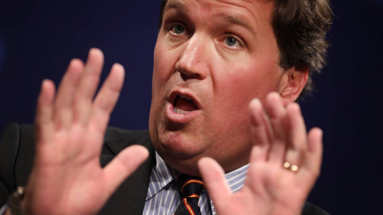 Fox News Host Tucker Carlson Appears At National Review Ideas Summit